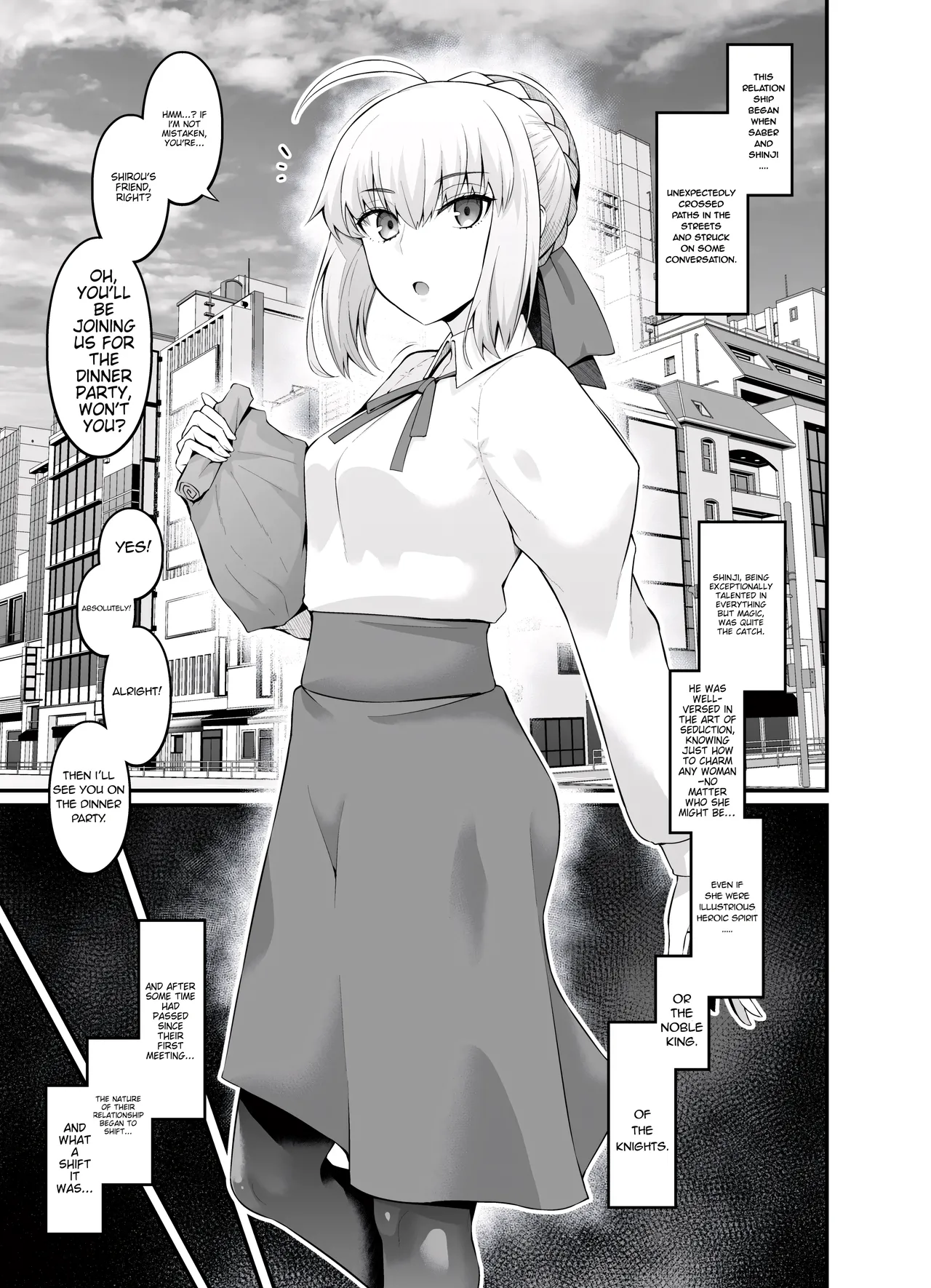 Hentai Manga Comic-Shinji, the Stud, has Wild Sex with Saber and the Others-Read-2